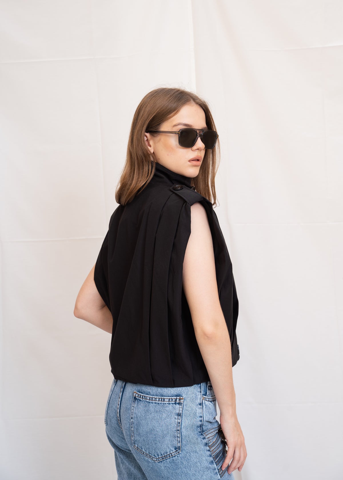 Pleated Waistcoat