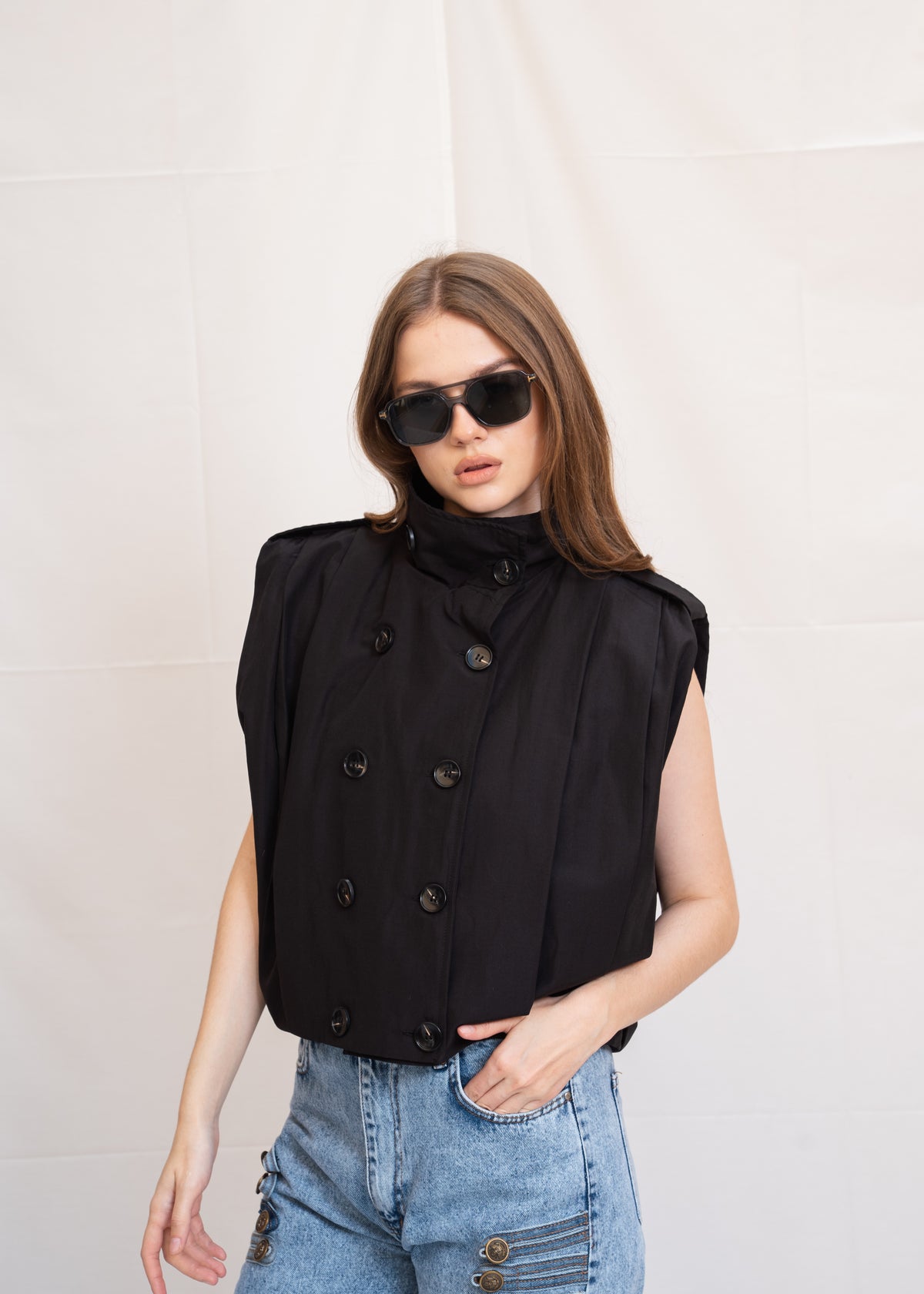 Pleated Waistcoat