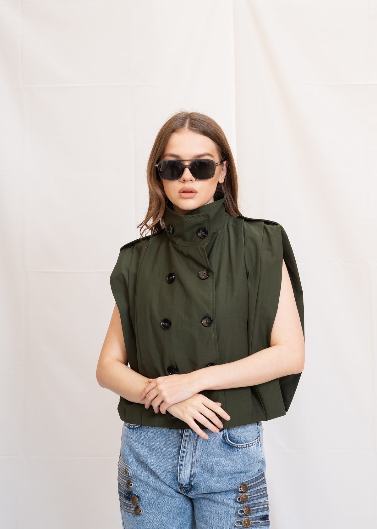 Pleated Waistcoat