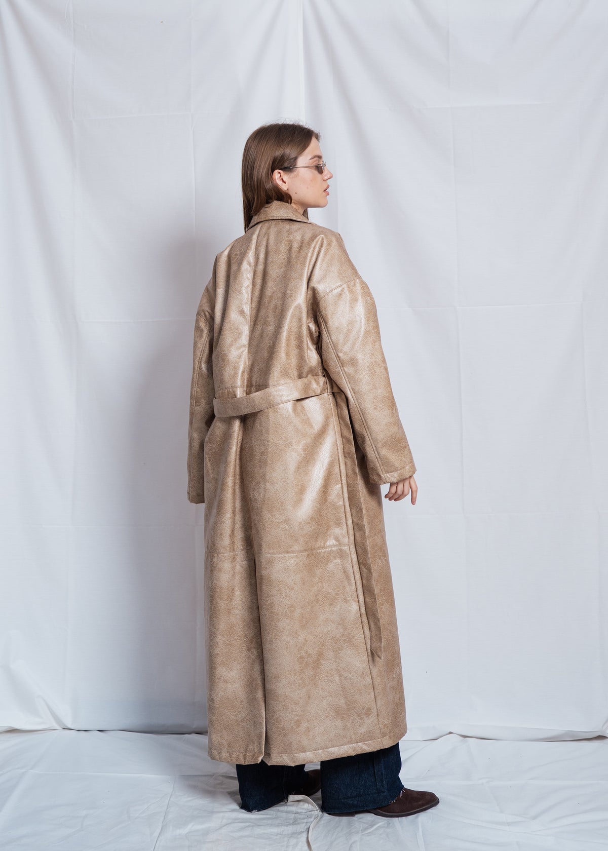Long Leather Coat