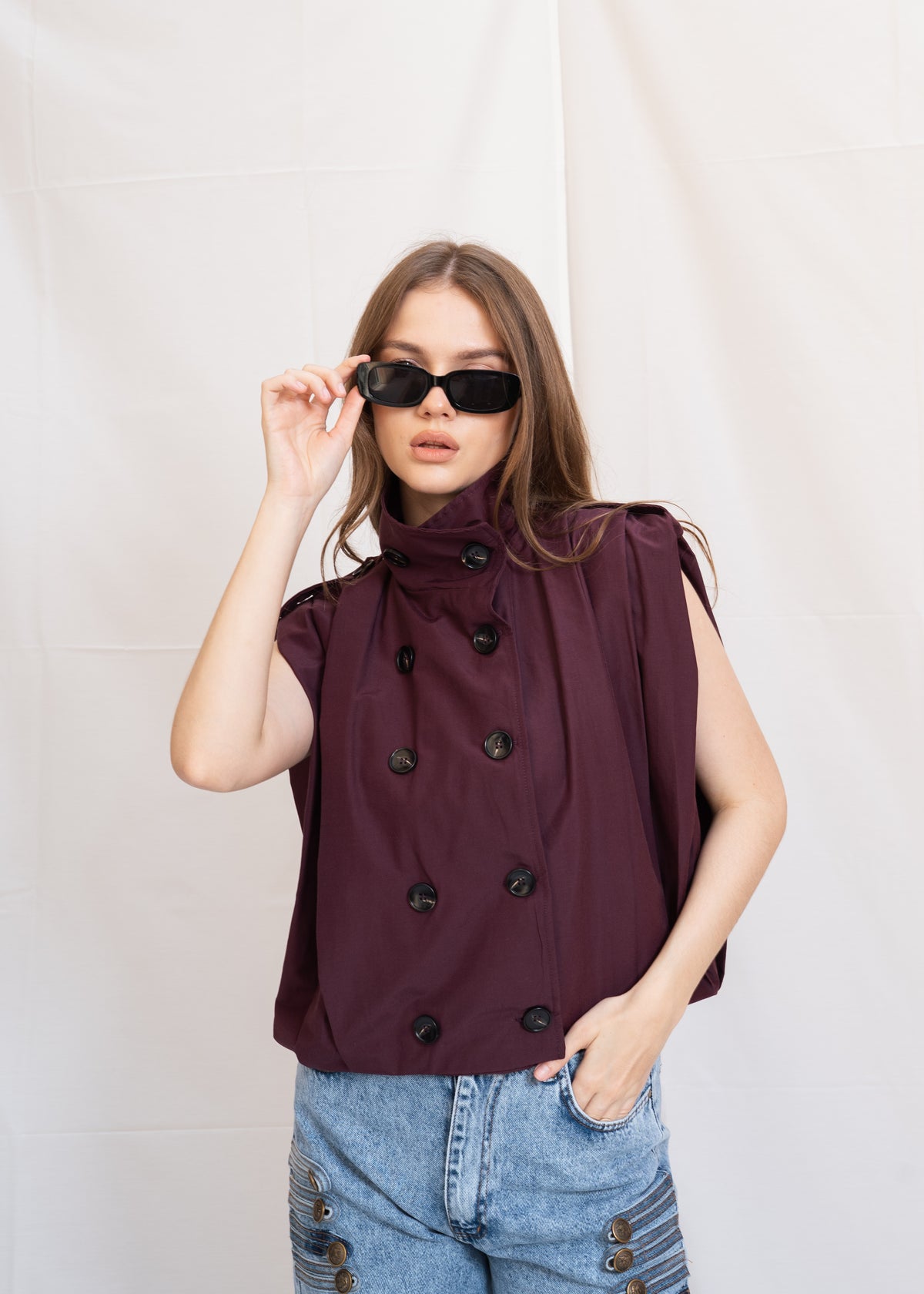 Pleated Waistcoat