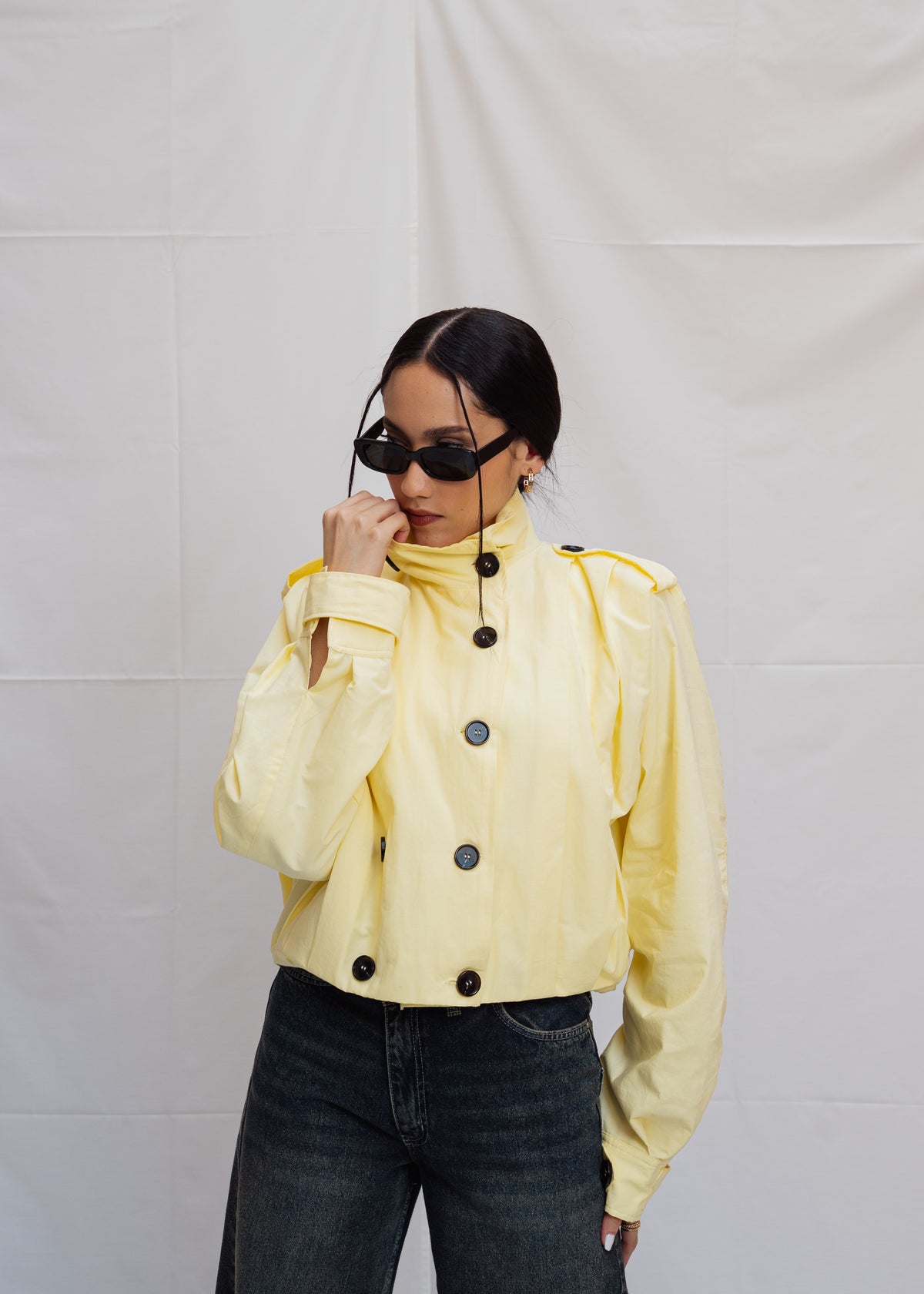 Puffy Pleated Jacket