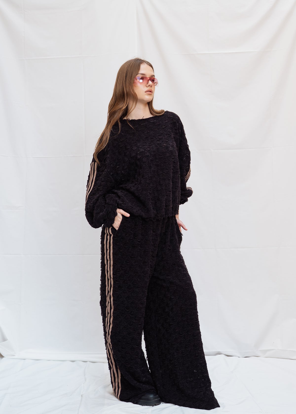3 Line Knitted Set