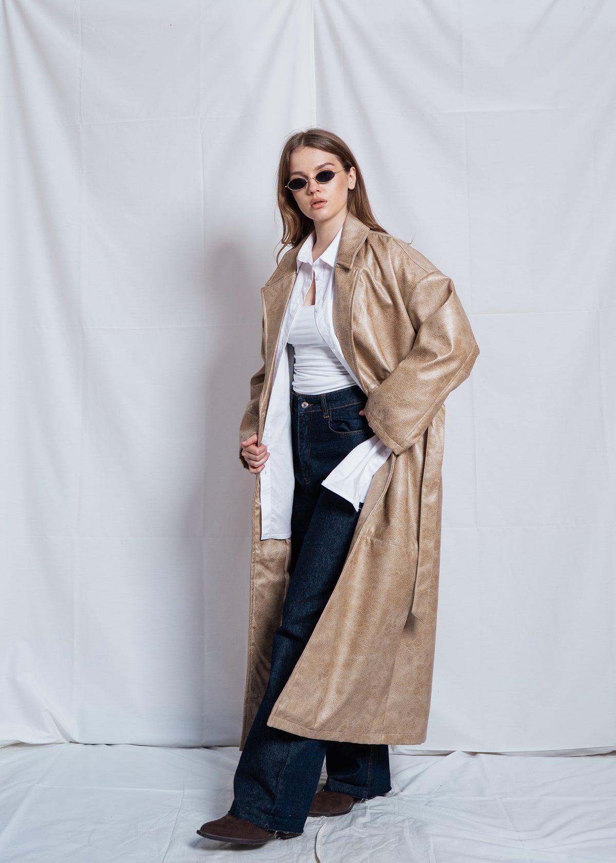 Long Leather Coat