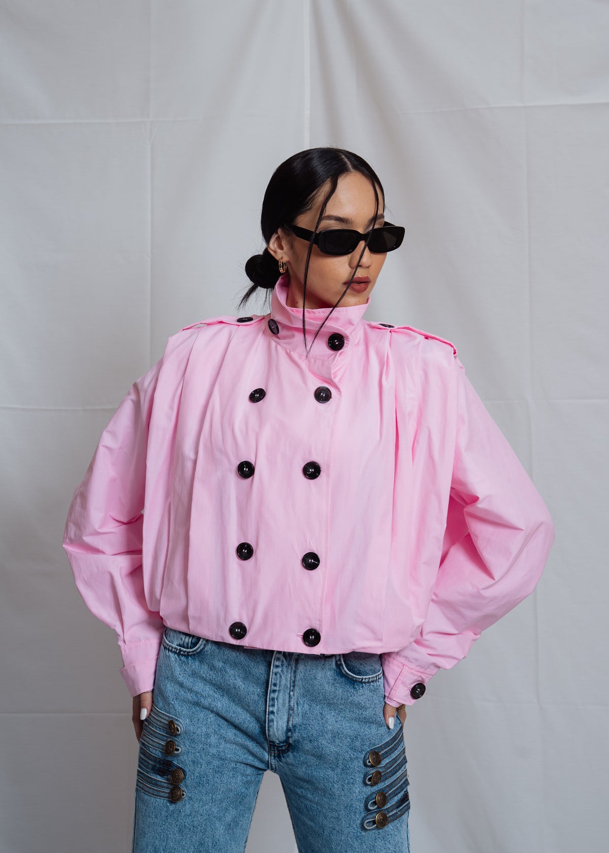 Puffy Pleated Jacket