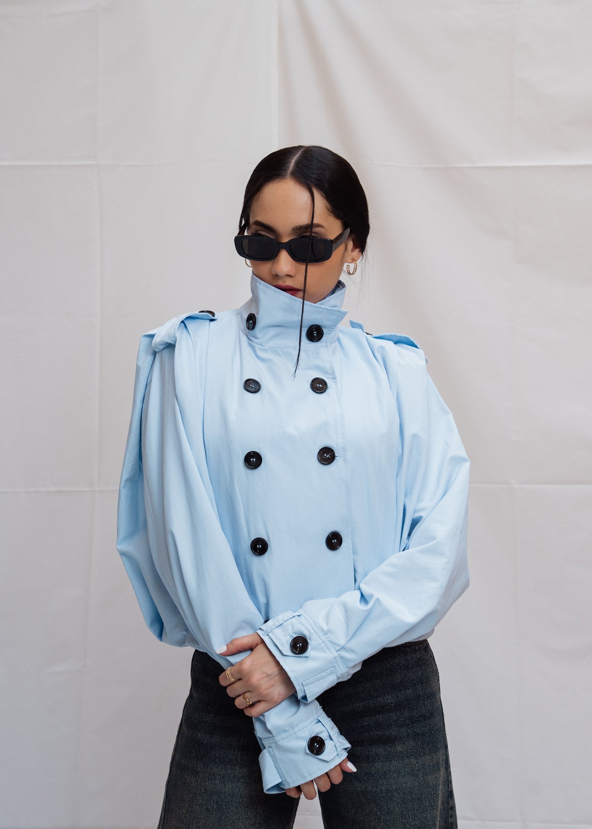 Puffy Pleated Jacket