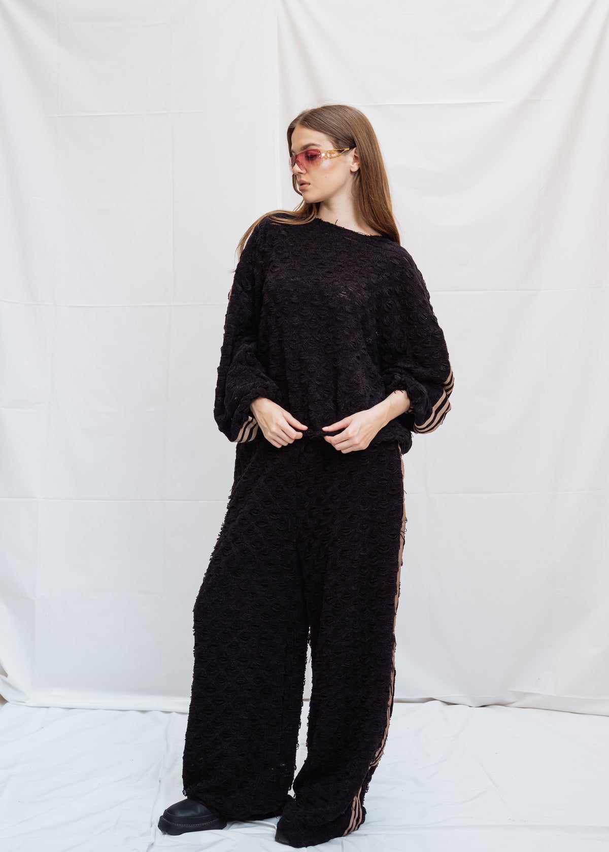 3 Line Knitted Set