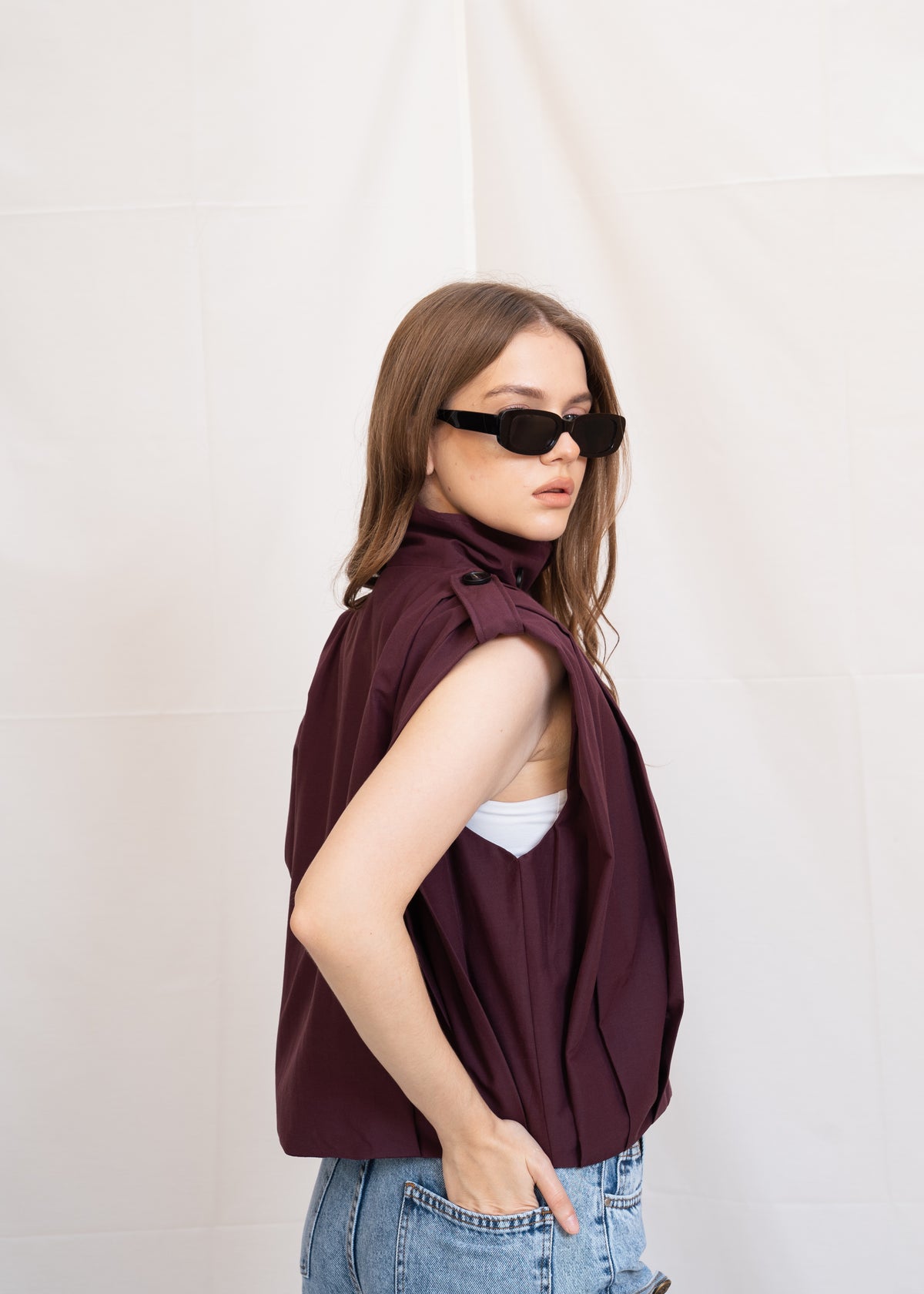 Pleated Waistcoat