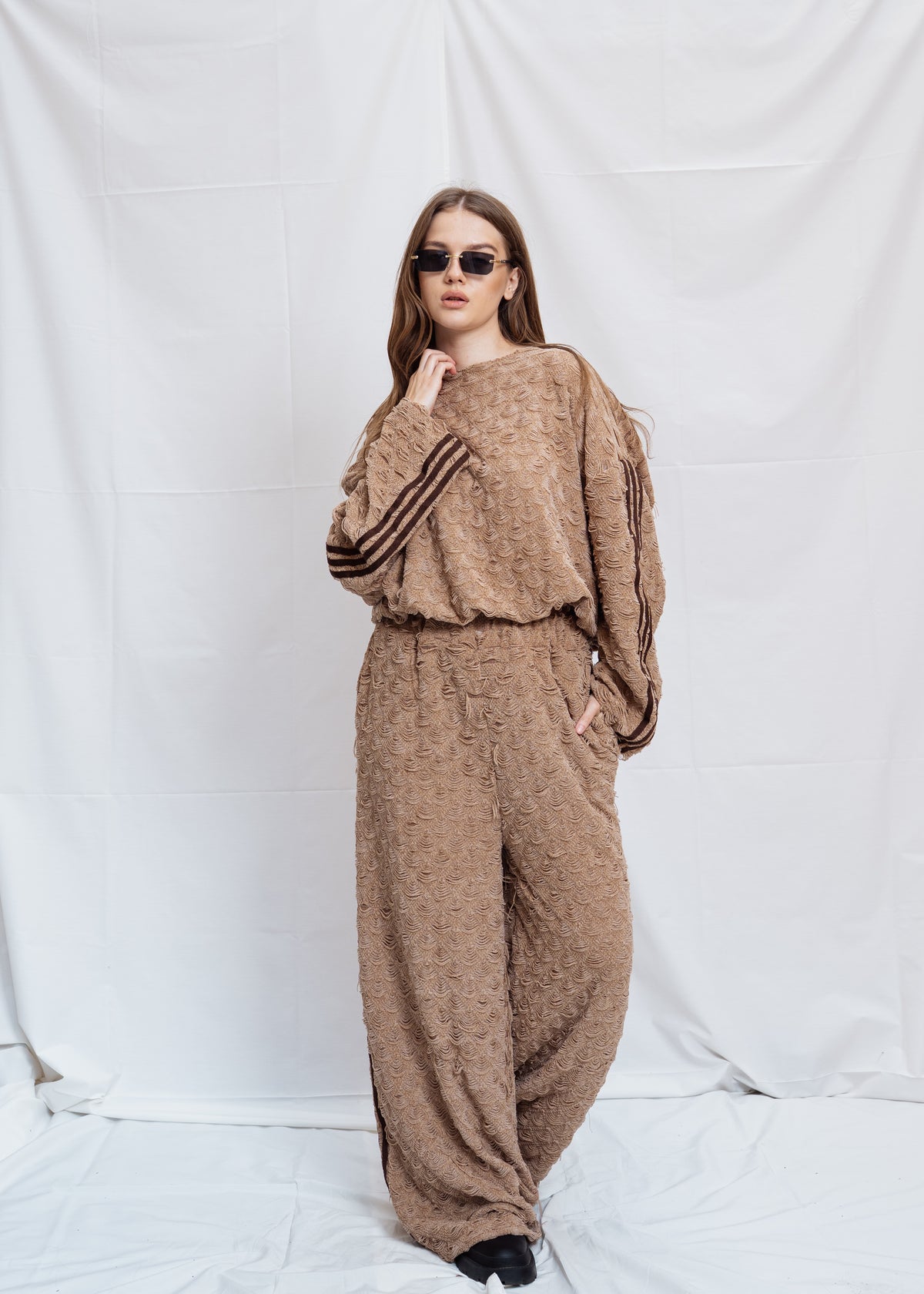 3 Line Knitted Set