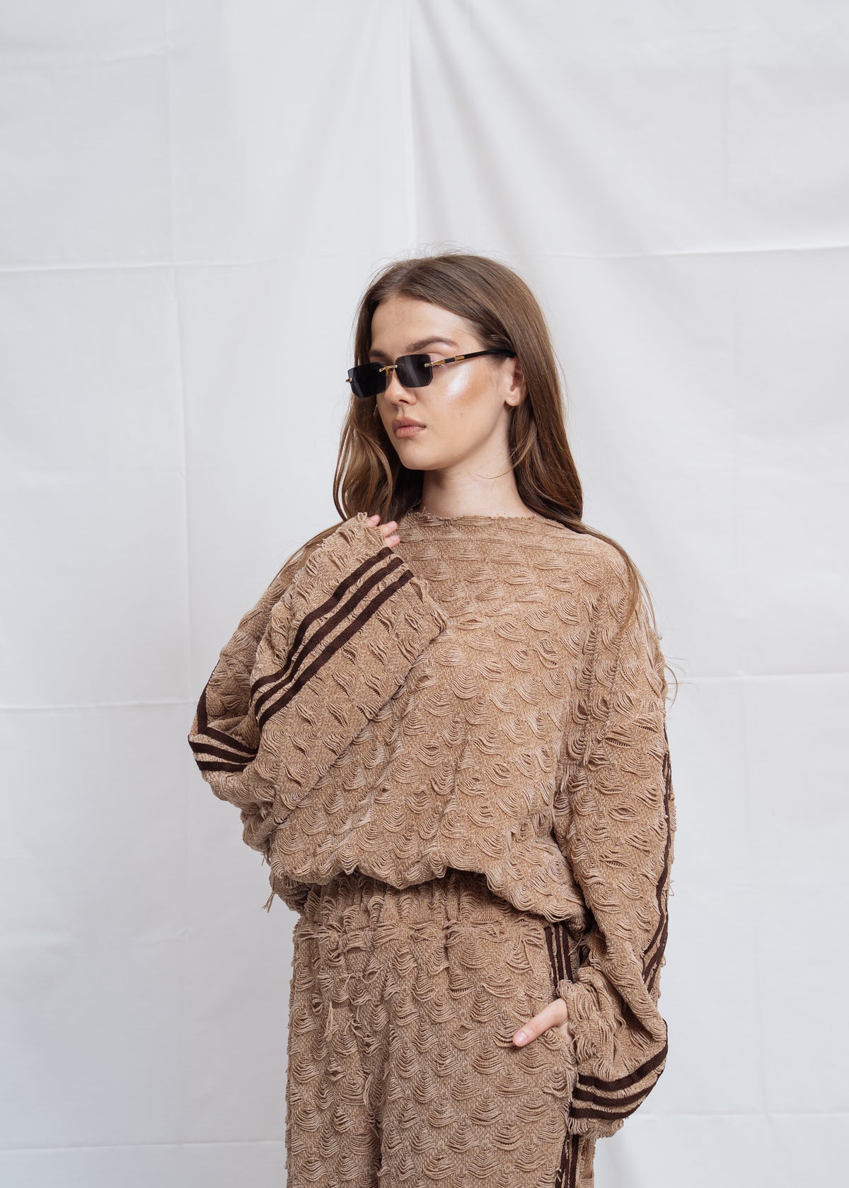 3 Line Knitted Set