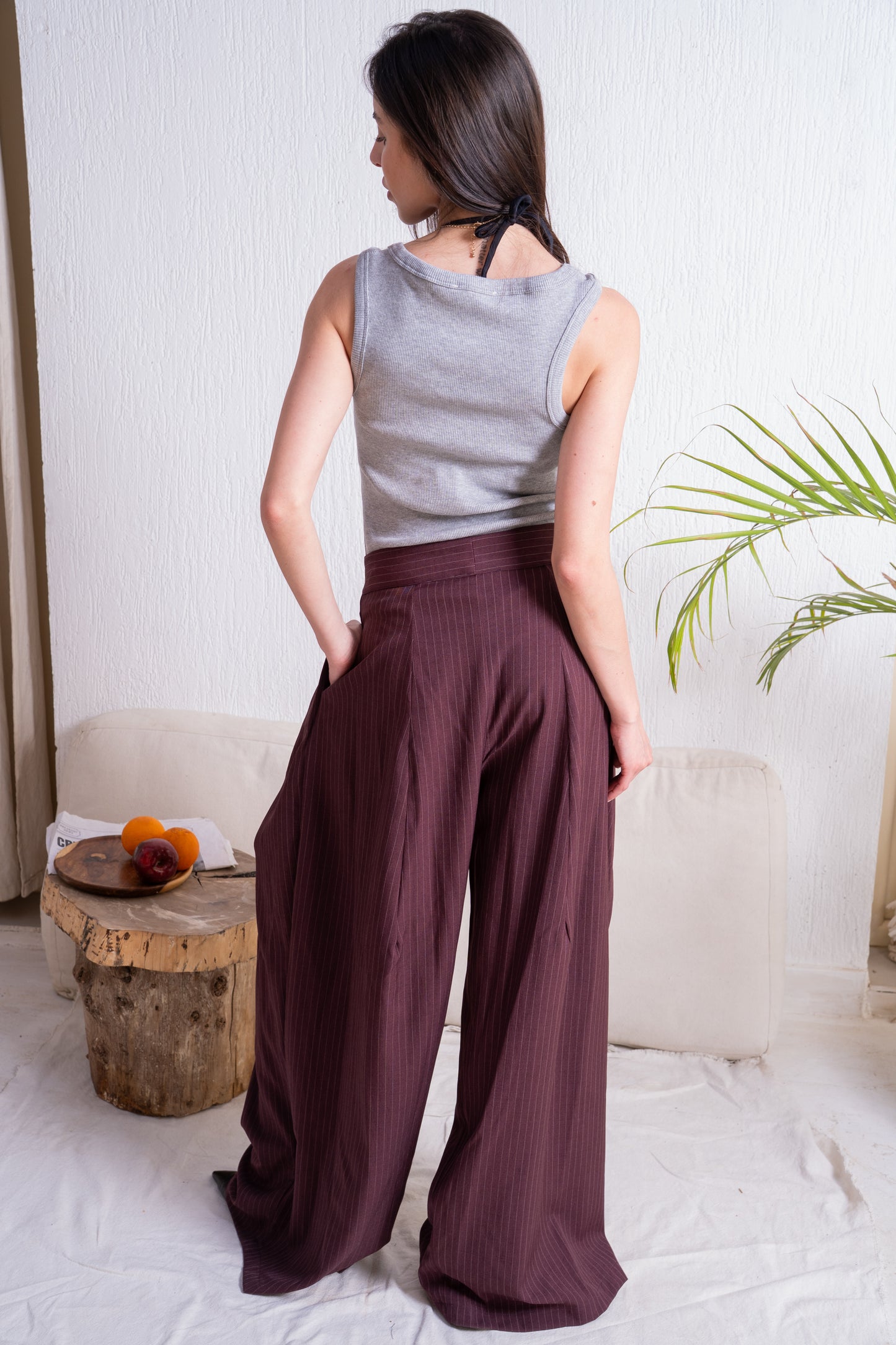 ribbed sleeveless top