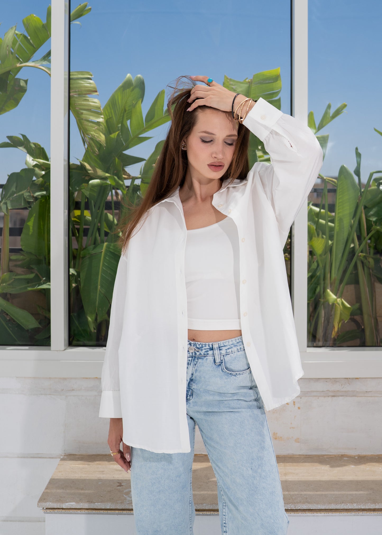 Oversized White Shirt