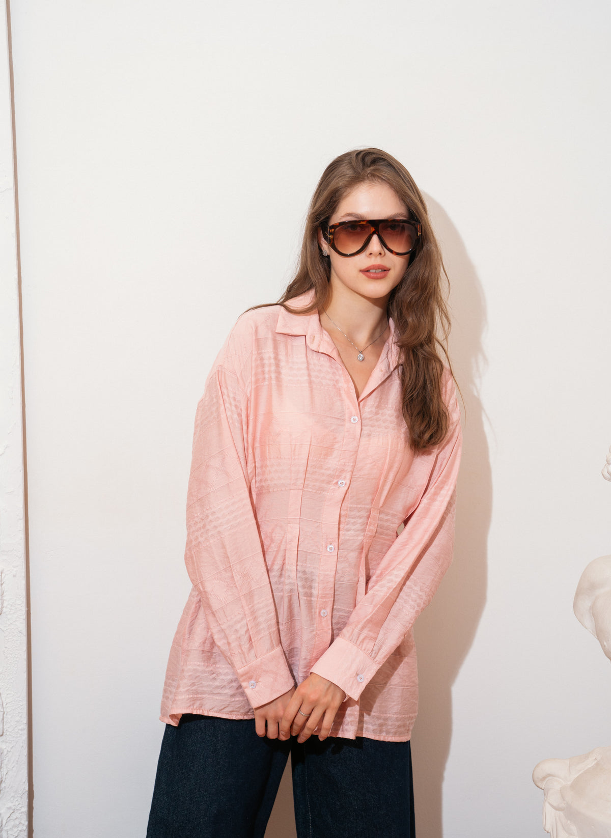 pleated shirt