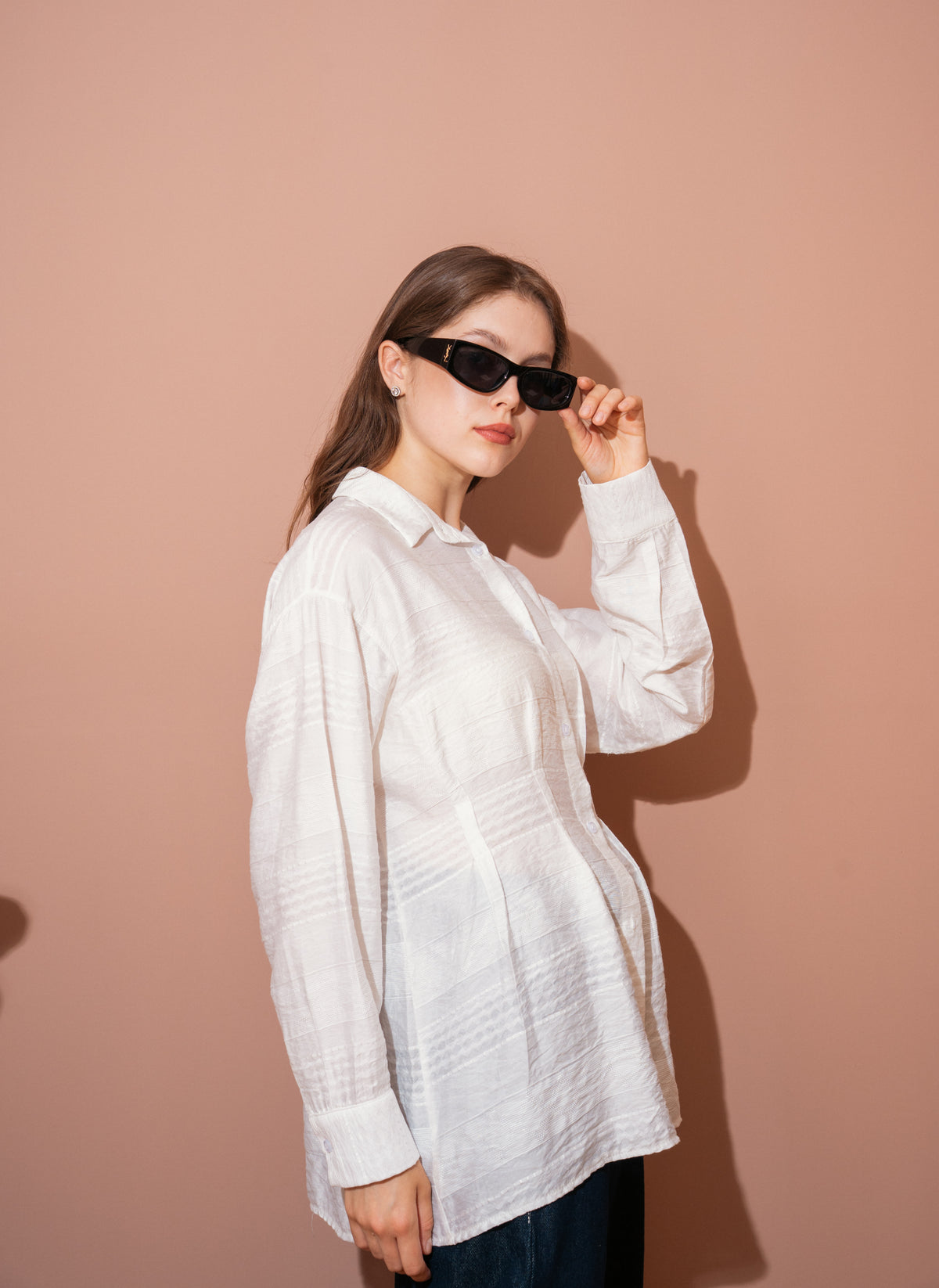 pleated shirt