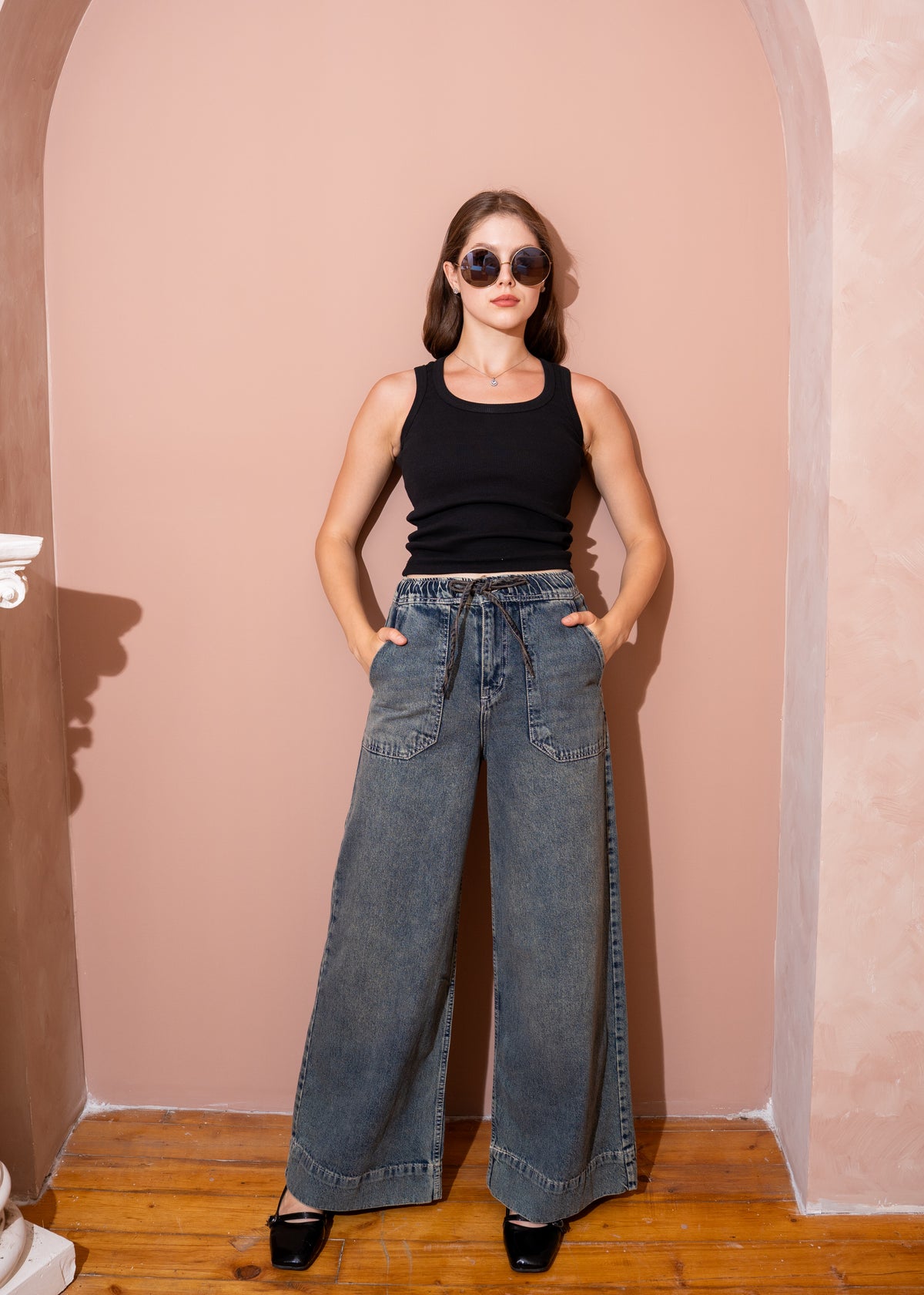 carpenter denim trousers