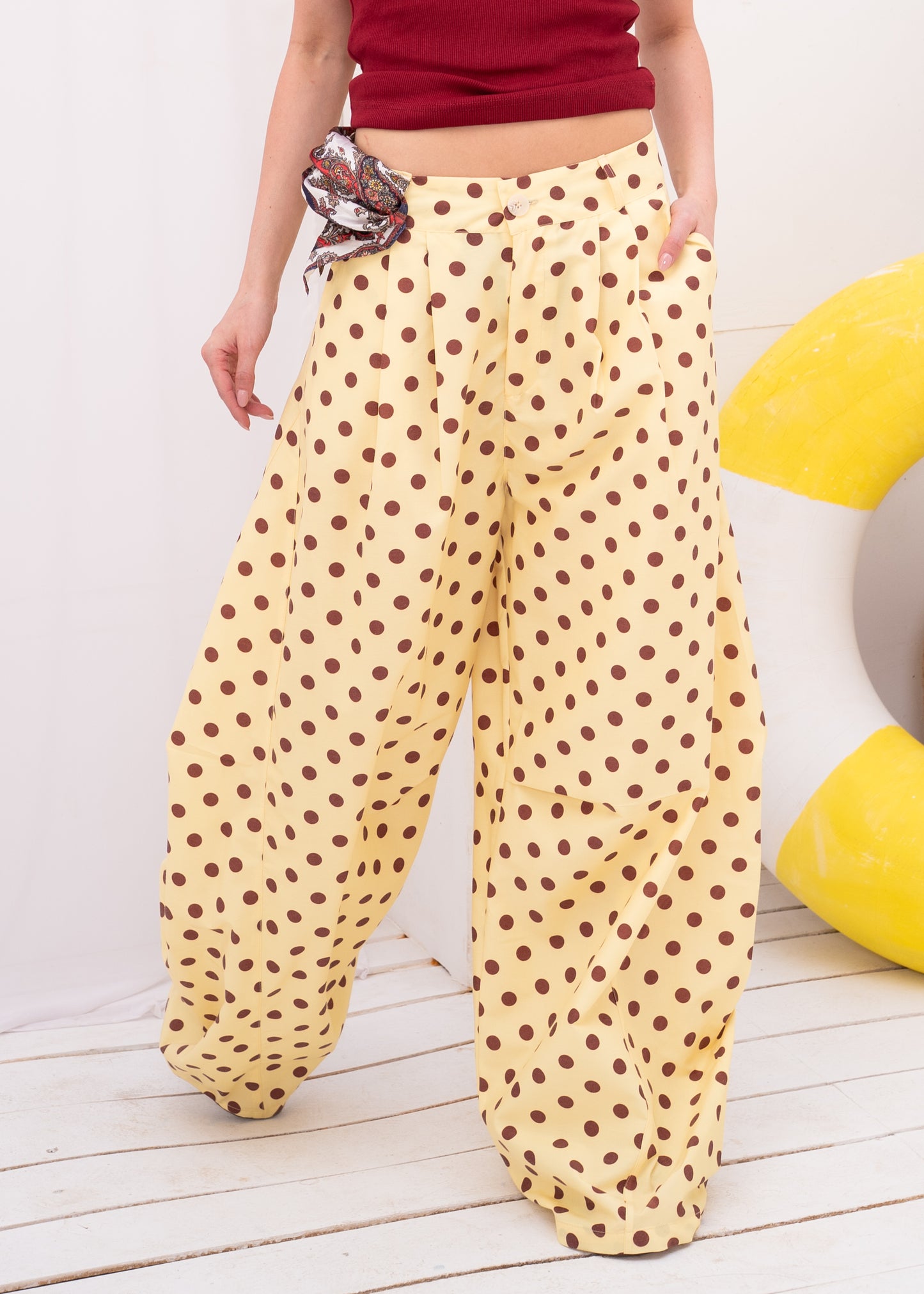 balloon Polka dots trousers