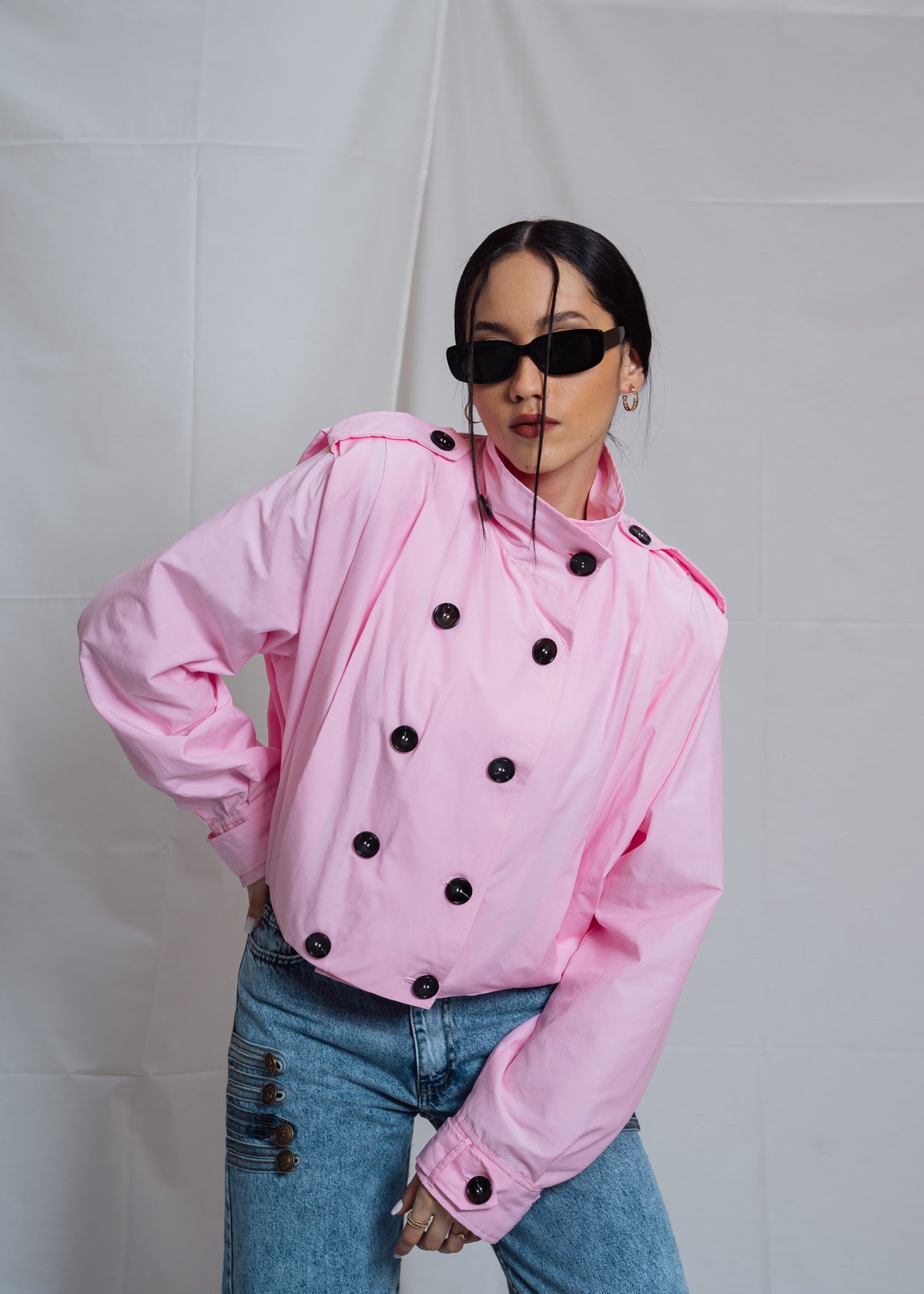 Puffy Pleated Jacket