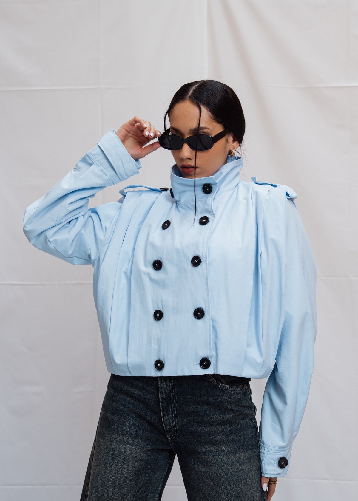 Puffy Pleated Jacket