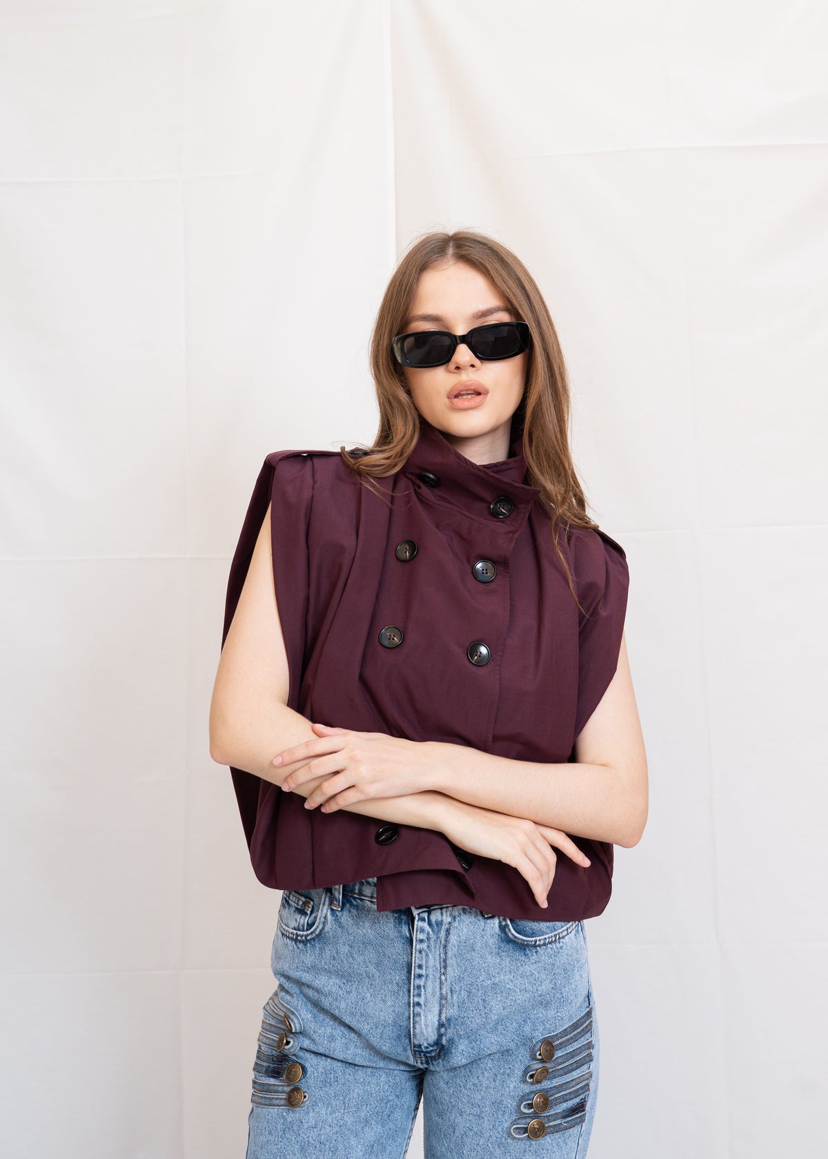 Pleated Waistcoat