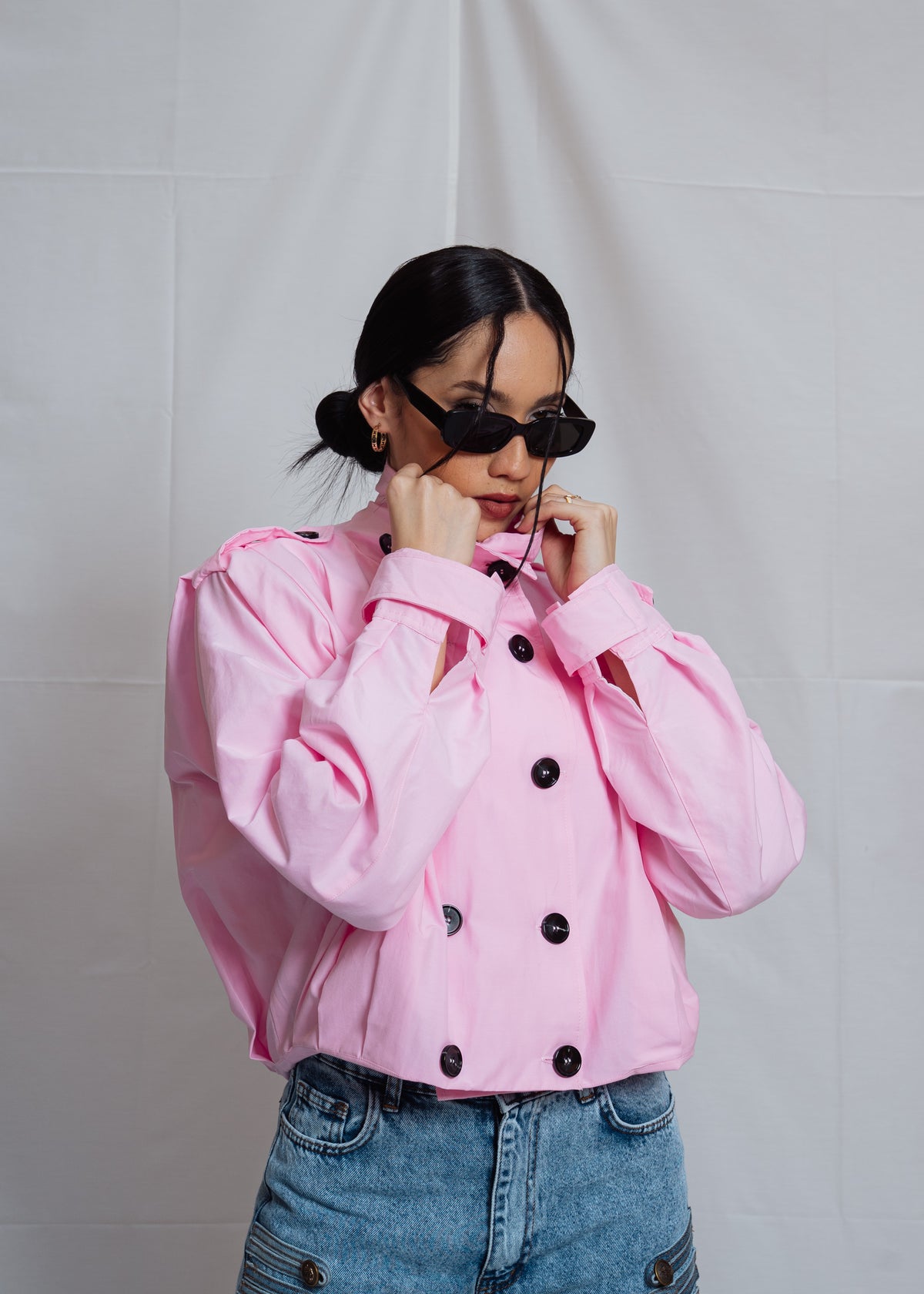 Puffy Pleated Jacket