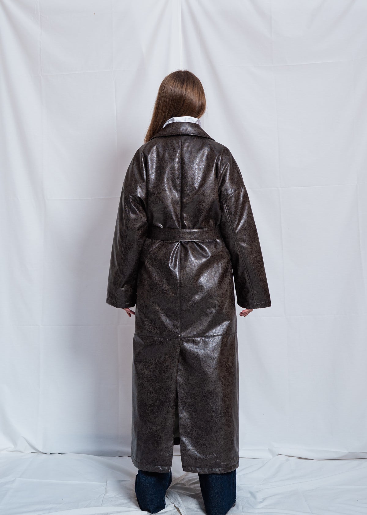 Long Leather Coat