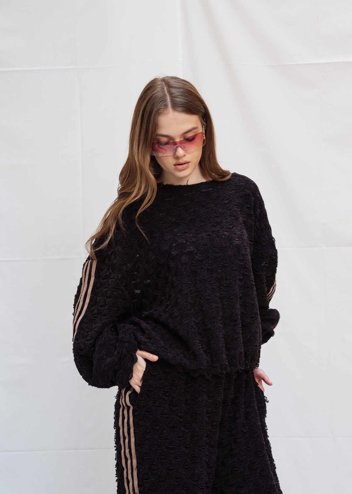 3 Line Knitted Set