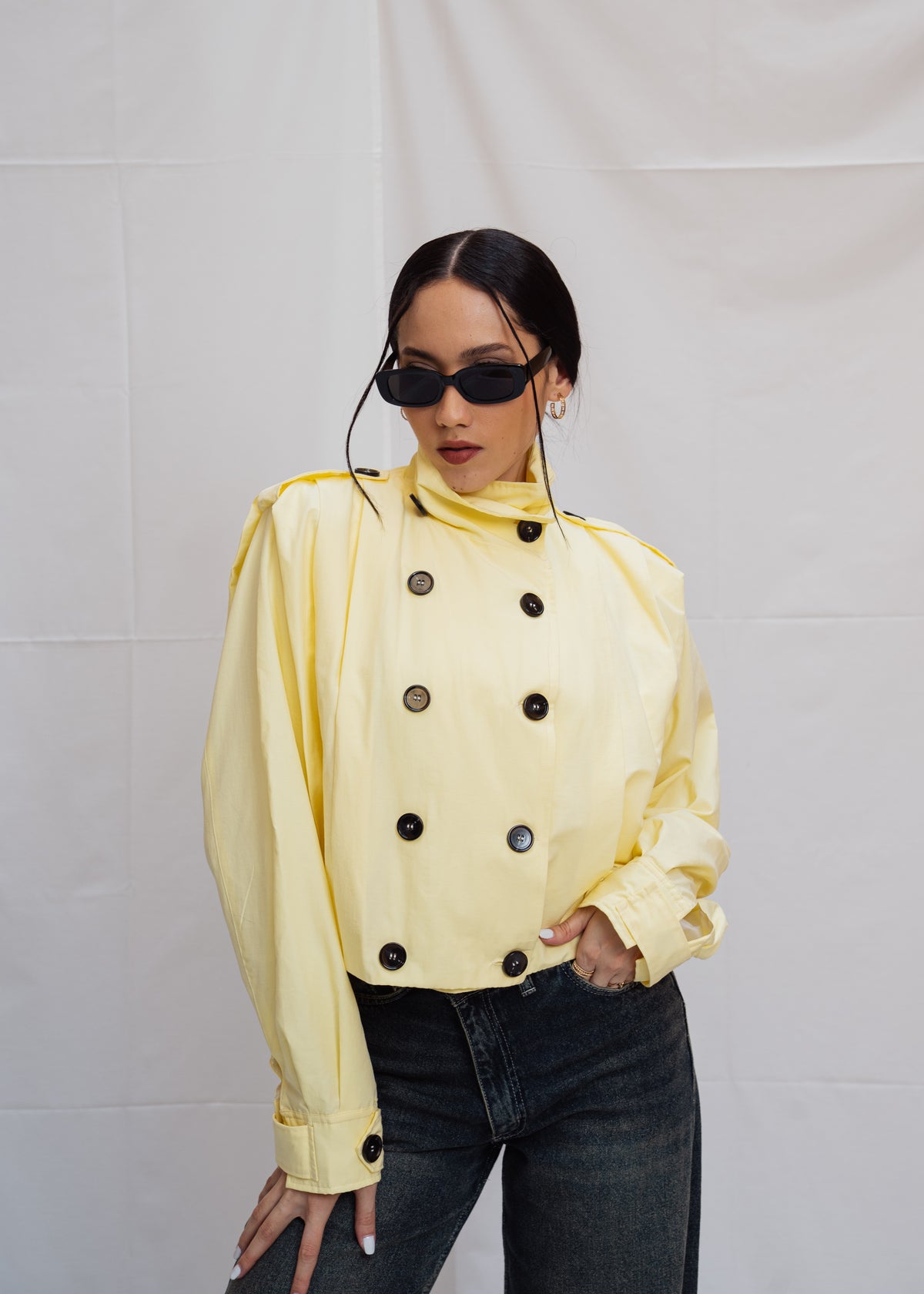 Puffy Pleated Jacket