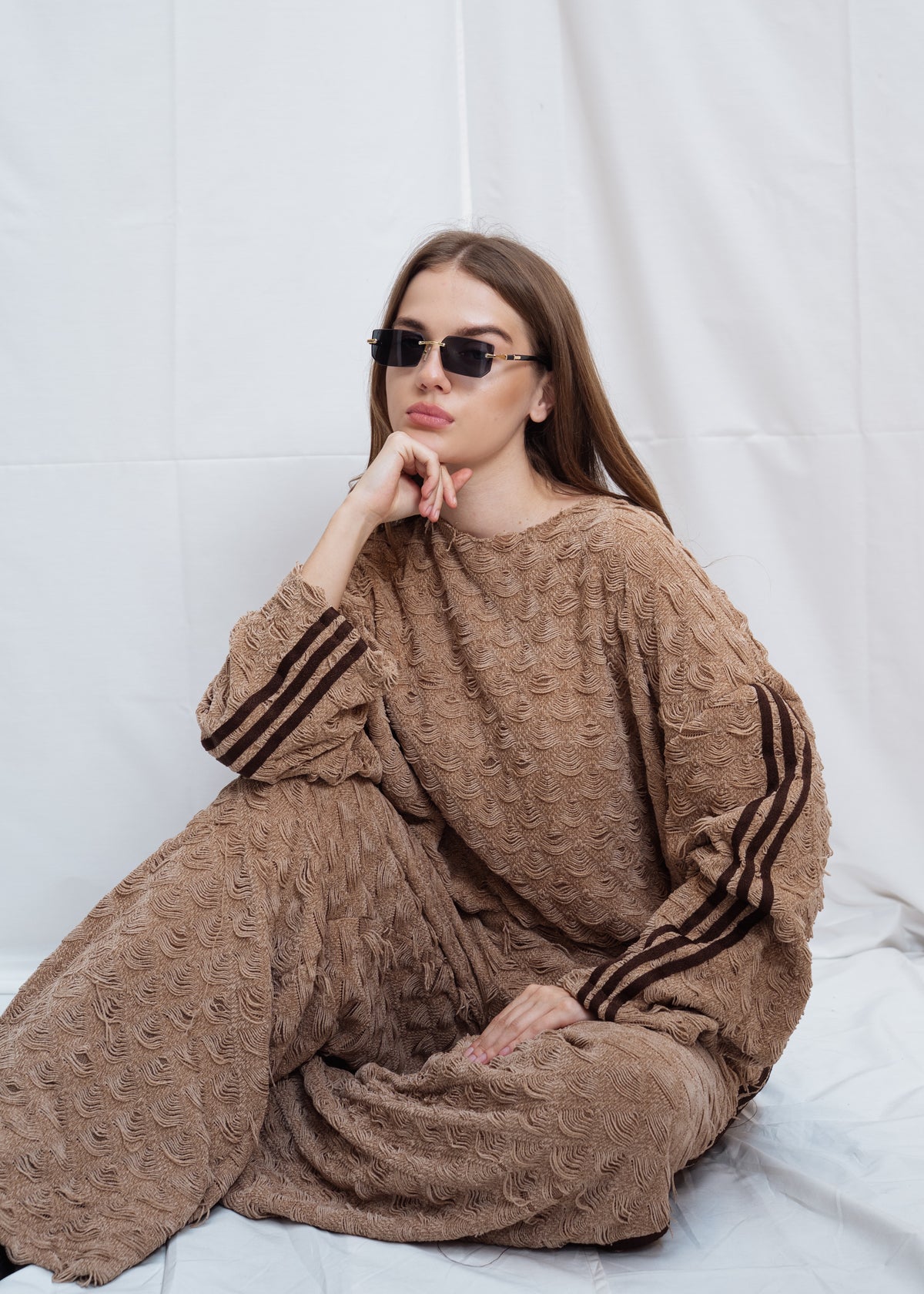 3 Line Knitted Set