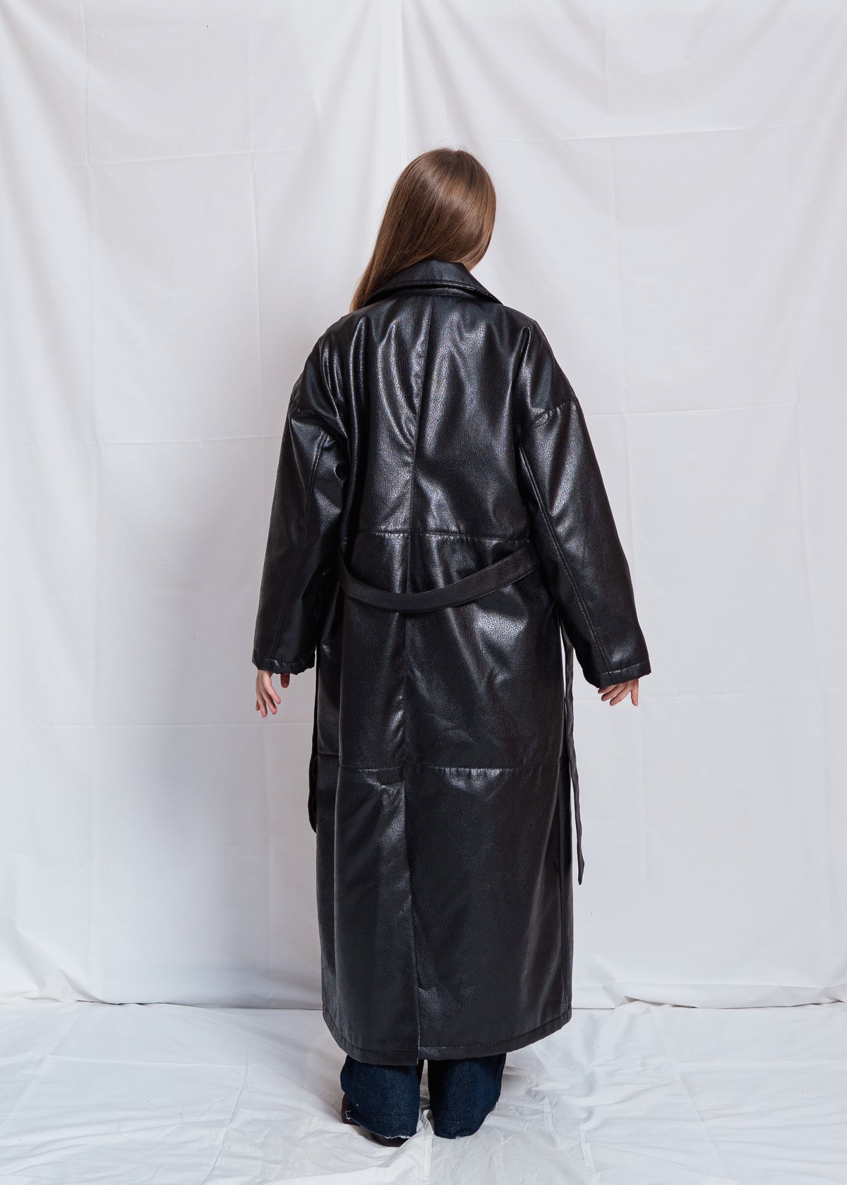 Long Leather Coat