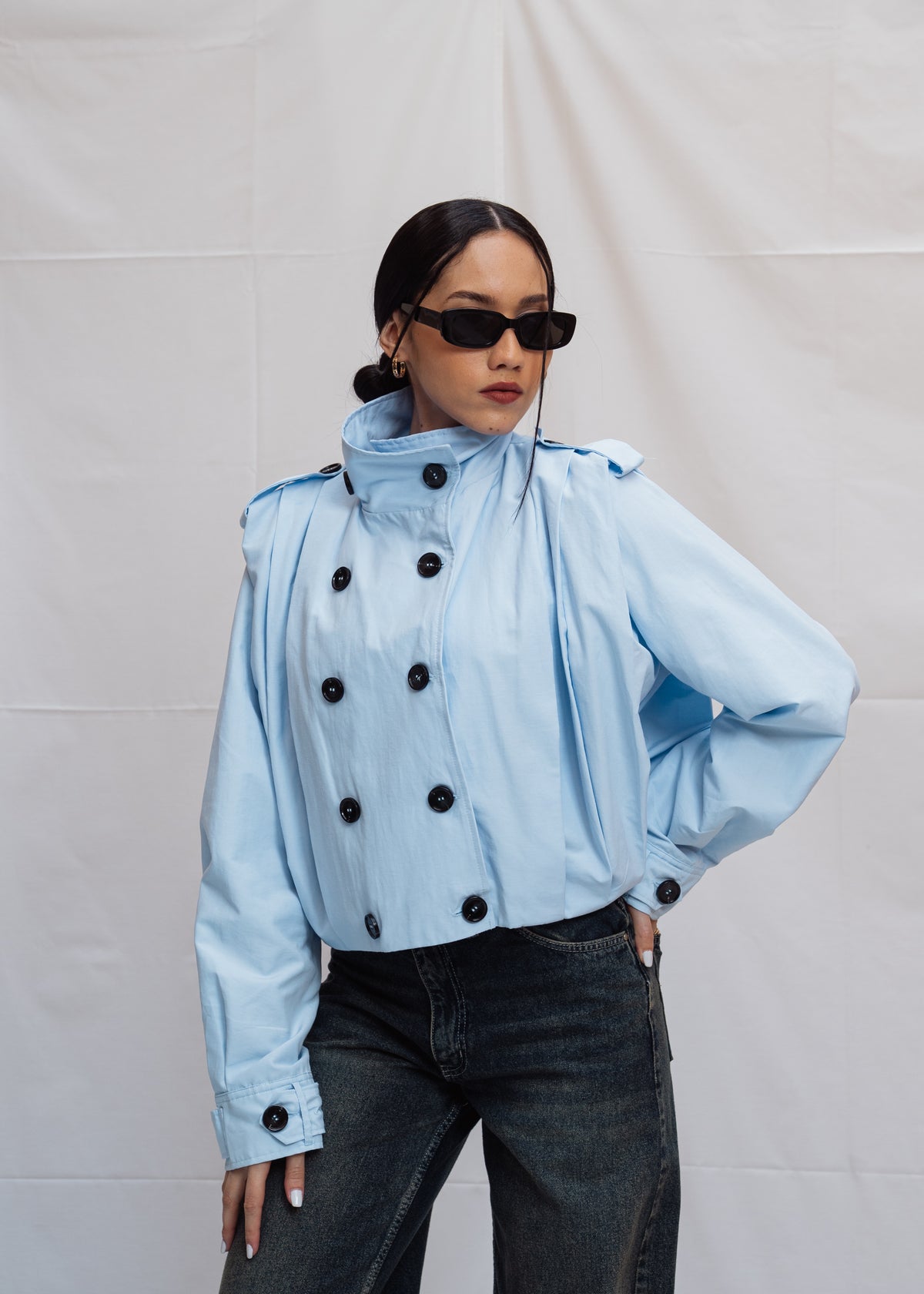 Puffy Pleated Jacket