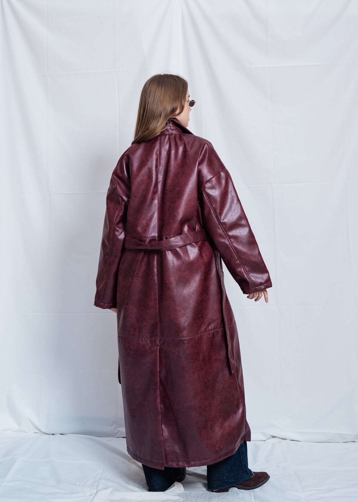 Long Leather Coat