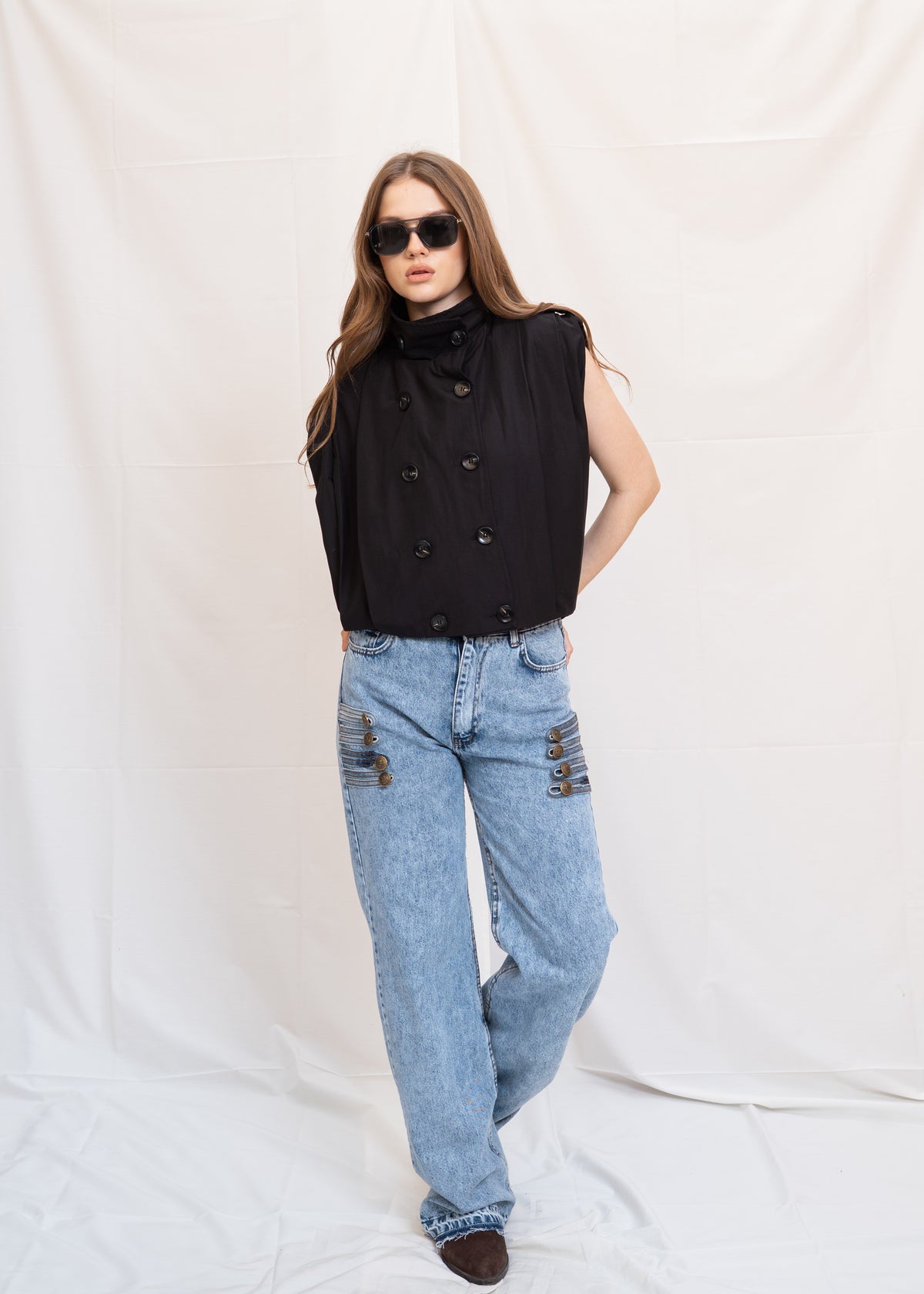 Pleated Waistcoat