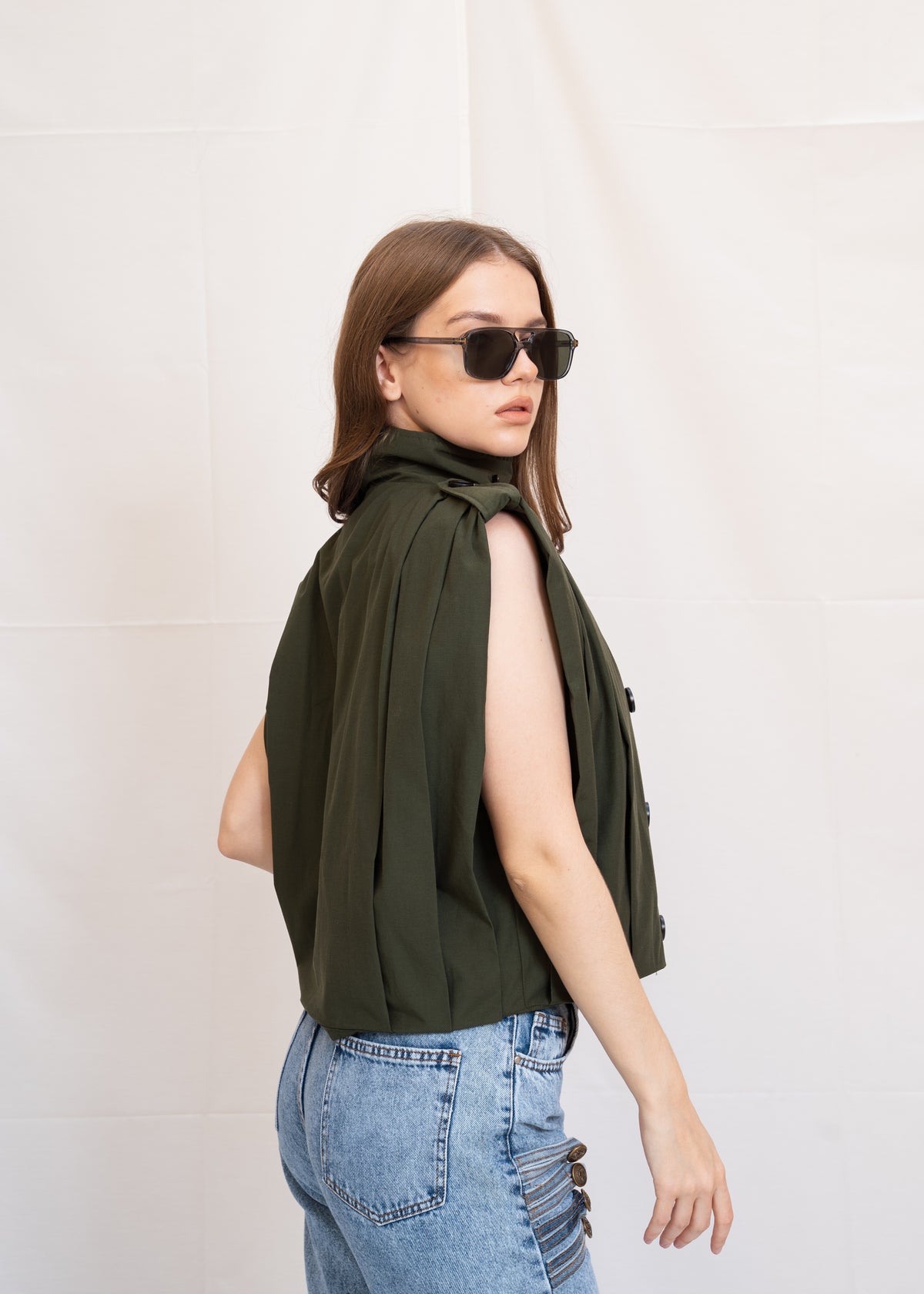 Pleated Waistcoat