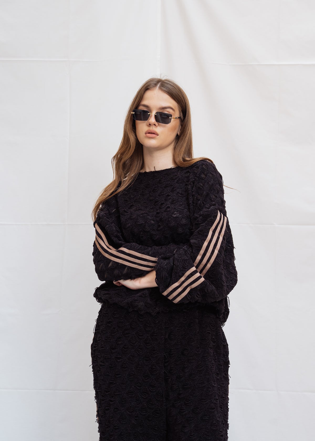 3 Line Knitted Set